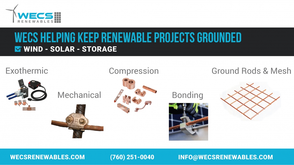  WECS Helping Keep Renewable Projects Grounded