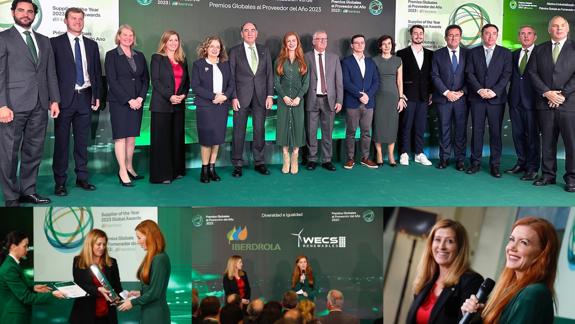 WECS Renewables Receives a Global Supplier of the Year Award from Iberdrola